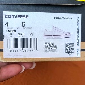 White Converse Allstars